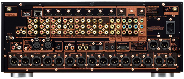 marantz av8805 preamplifier rear