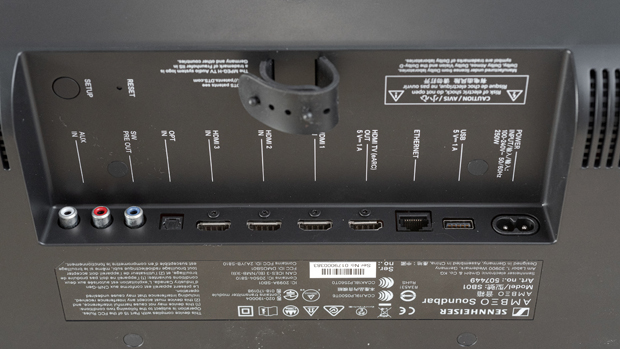 Sennheiser AMBEO Soundbar inputs