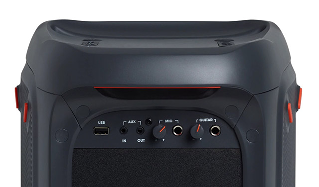 jbl partybox 100 inputs