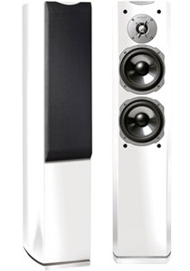 quadral ascent 70 le 3-wege standlautsprecher weiss
